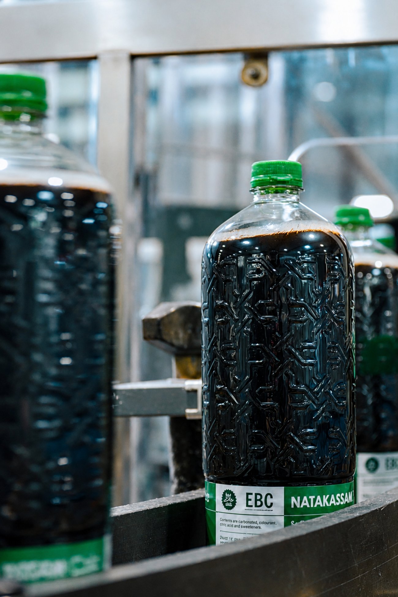 Bouchage de la bouteille NATAKASSAM Cola
